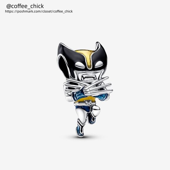 Pandora Marvel Wolverine Charm|Pendant - Picture 1 of 2
